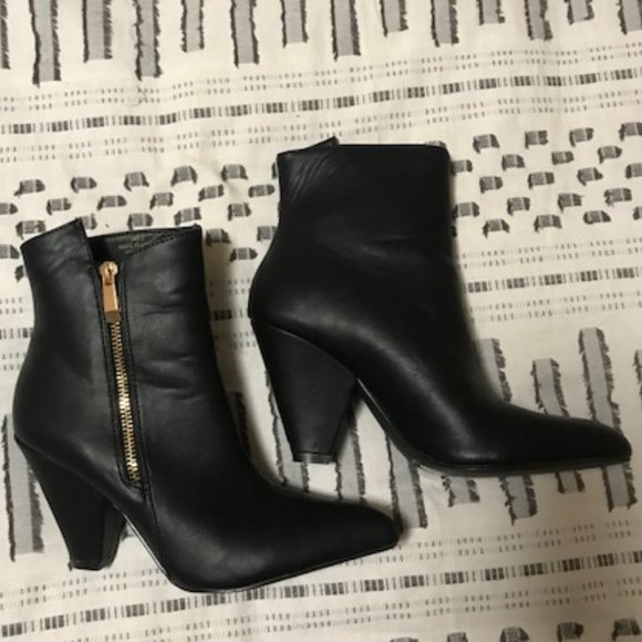 Black Point Toe Booties - Picture 2 of 2